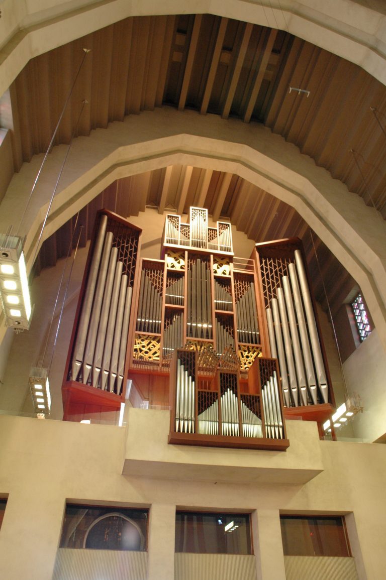 Orgue Beckerath dans l'Oratoire Saint-Joseph-du-Mont-Royal.